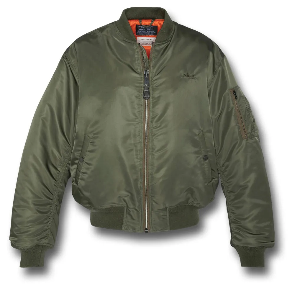 SCHOTT AIR FORCE 90S-FIT MA1 JACKET AIRFORCE90RS Silvermans