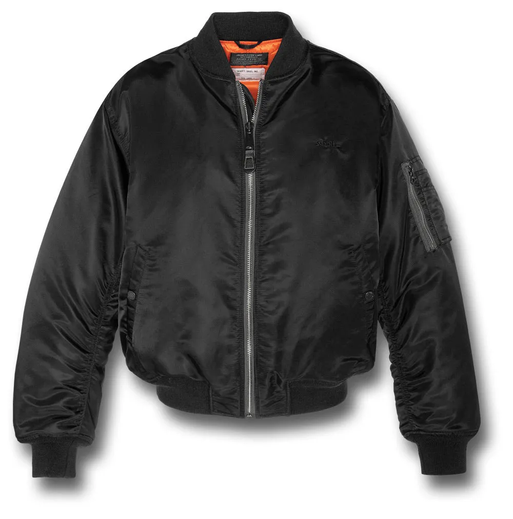 SCHOTT AIR FORCE 90S-FIT MA1 JACKET AIRFORCE90RS Silvermans