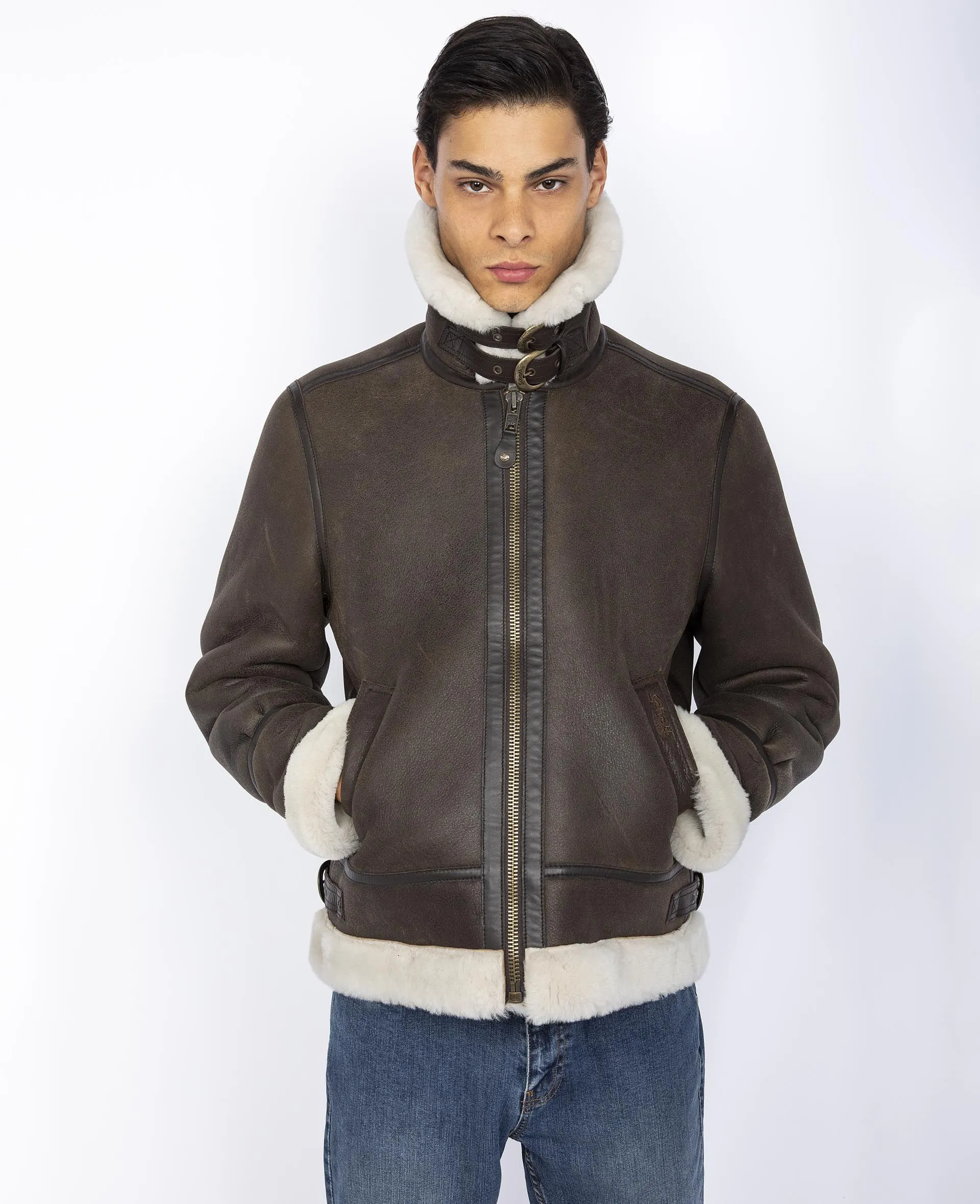 SCHOTT B3 SHEEPSKIN JACKET Silvermans