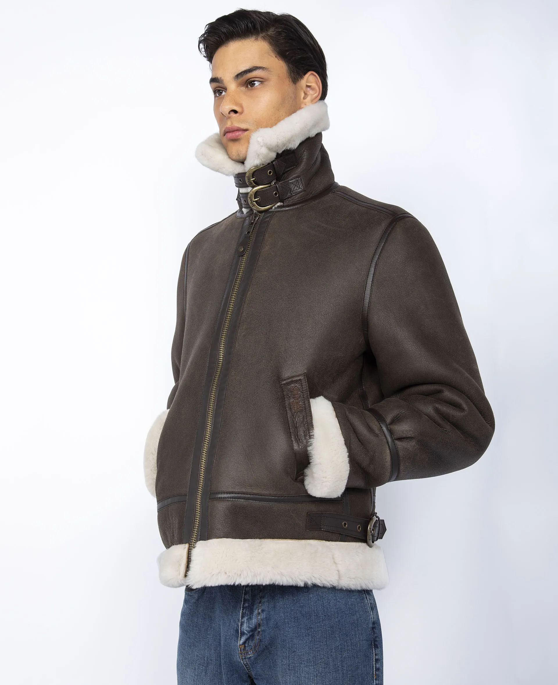 SCHOTT B3 SHEEPSKIN JACKET Silvermans