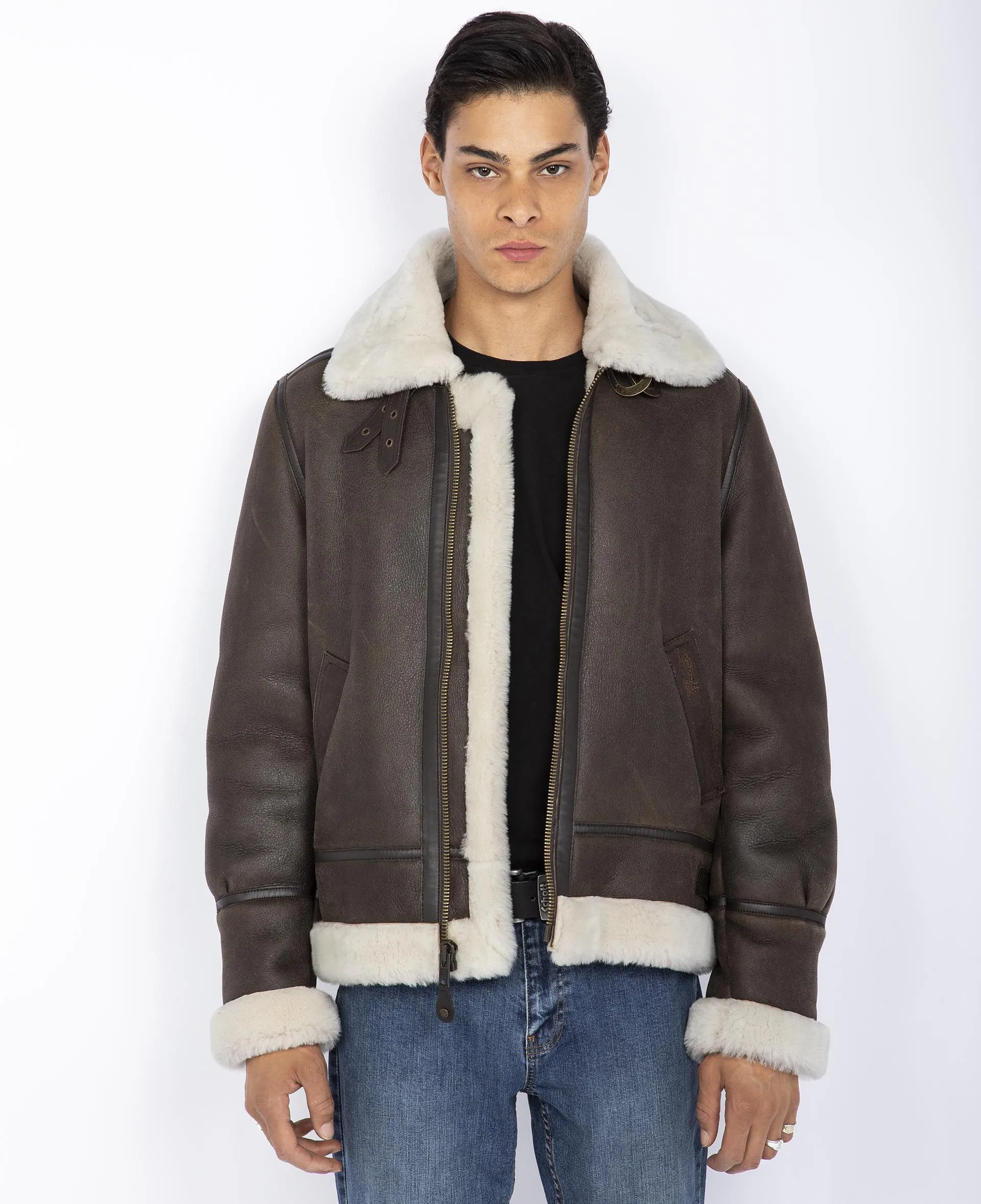 SCHOTT B3 SHEEPSKIN JACKET Silvermans