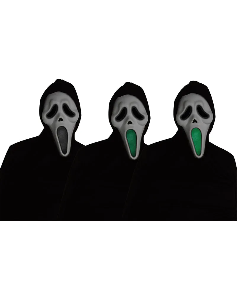 Scream Light Up Fade Mouth Ghost Face Boys Costume