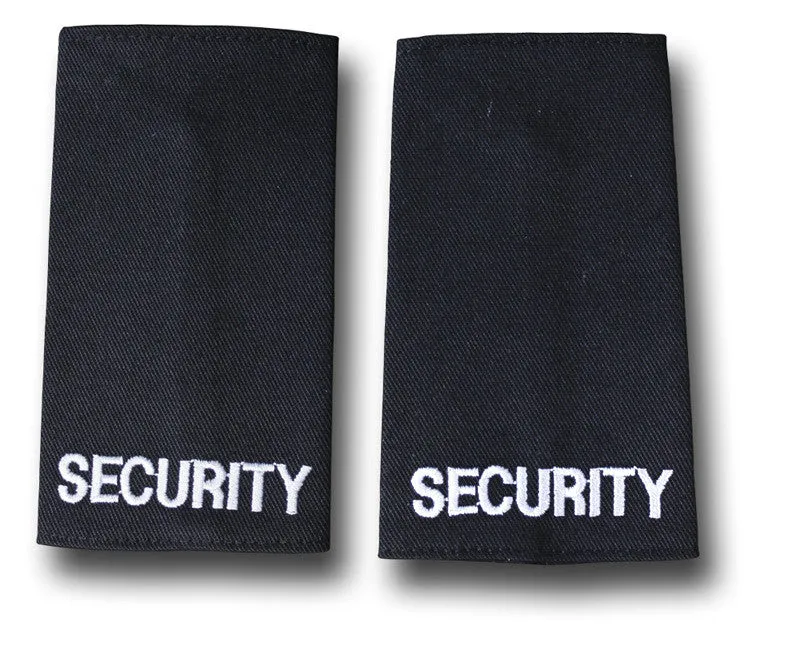 SECURITY BLACK EPAULETTES Silvermans