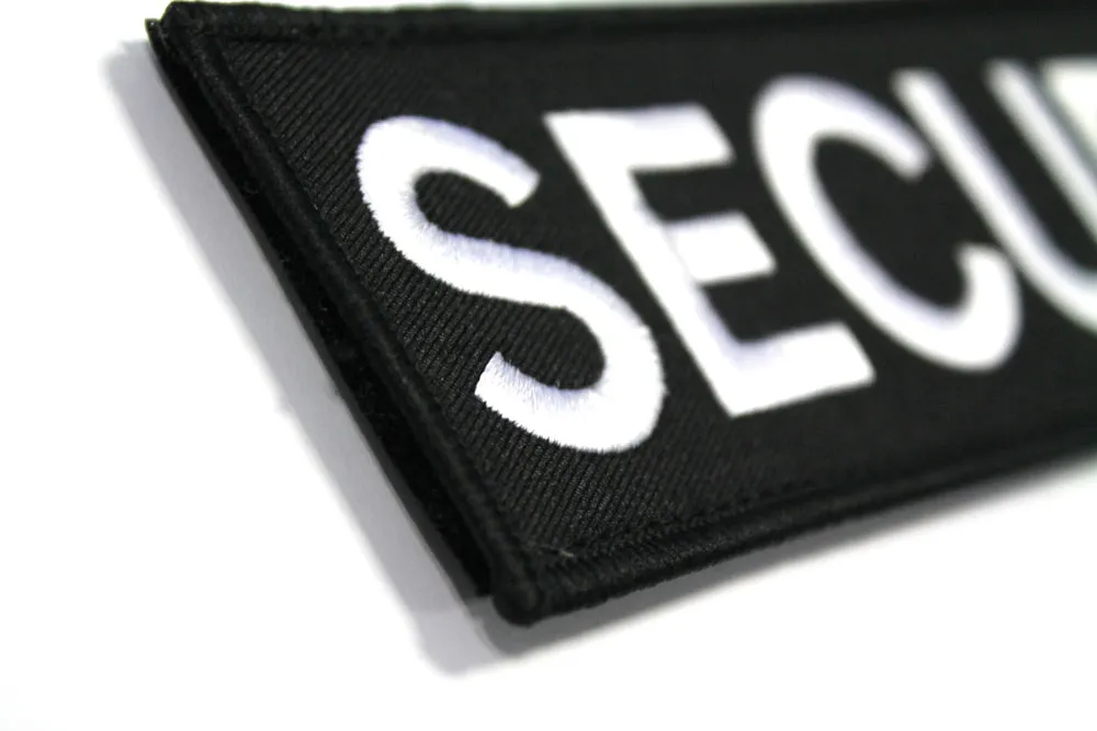 SECURITY LARGE VELCRO BADGE / PATCH Silvermans