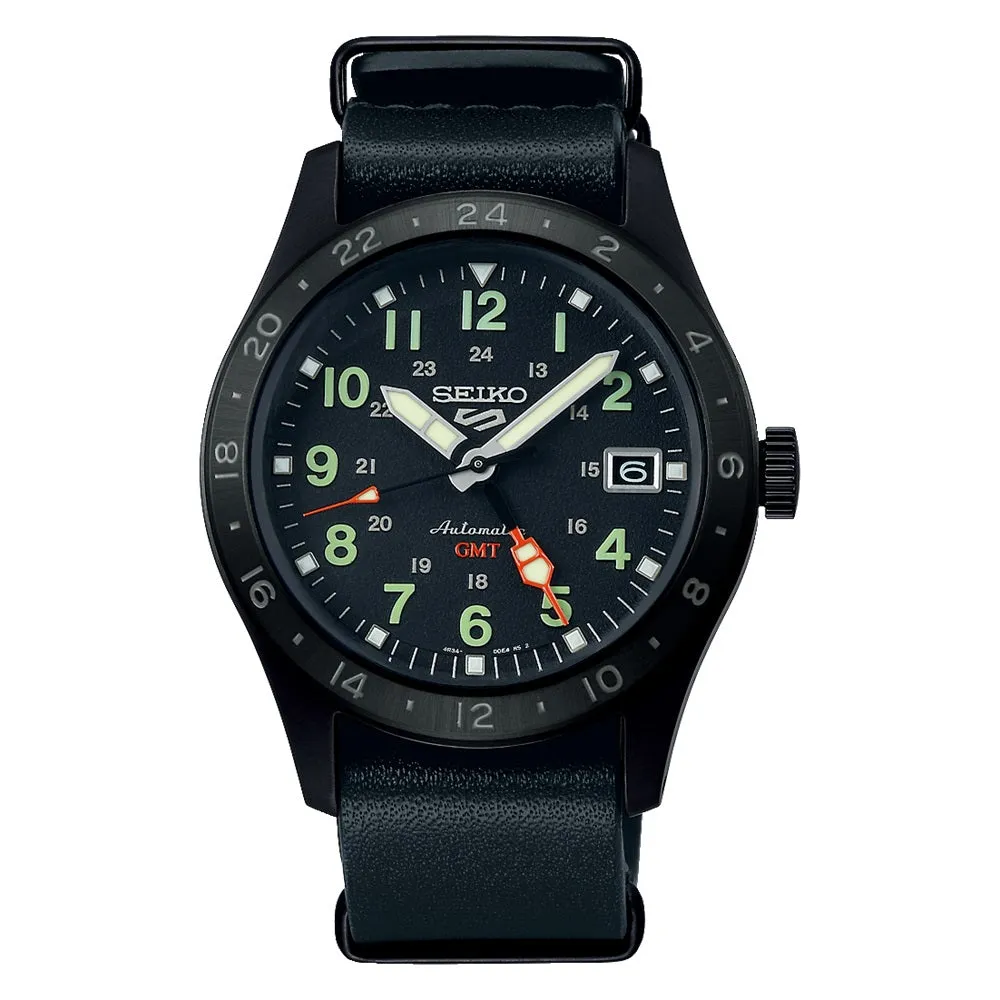 Seiko 5 Sports Field 'Deception' Mechanical GMT Mens Watch SSK025K1