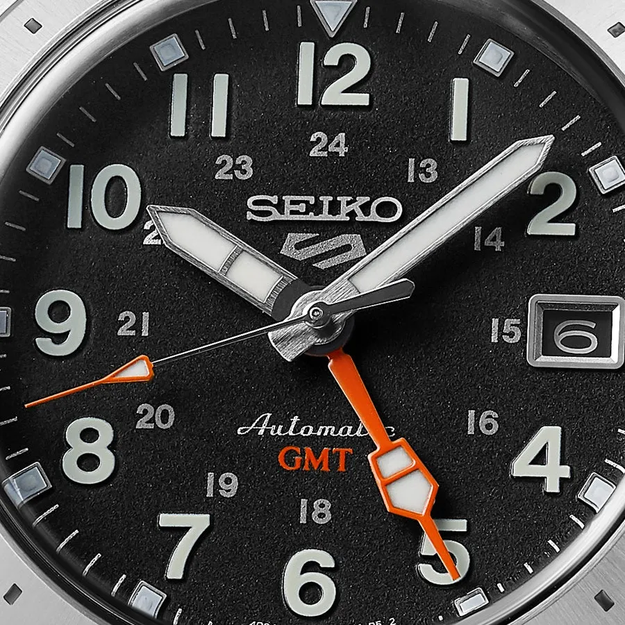 Seiko 5 Sports Field 'Deploy' Mechanical GMT Mens Watch SSK023K1
