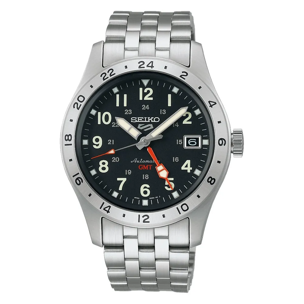 Seiko 5 Sports Field 'Deploy' Mechanical GMT Mens Watch SSK023K1