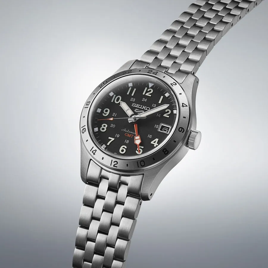 Seiko 5 Sports Field 'Deploy' Mechanical GMT Mens Watch SSK023K1