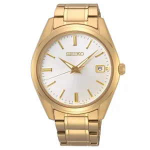 Seiko Classic Gold Plated Mens Watch SUR314P1