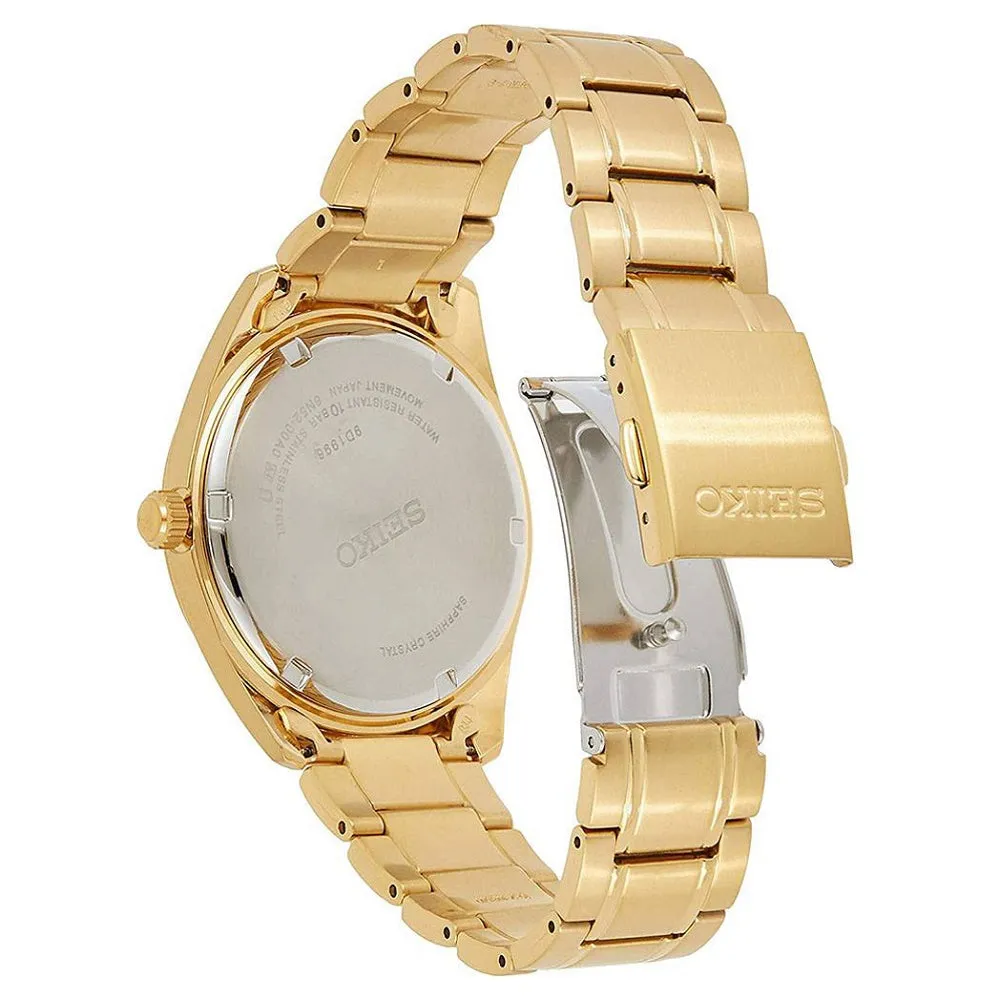 Seiko Classic Gold Plated Mens Watch SUR314P1