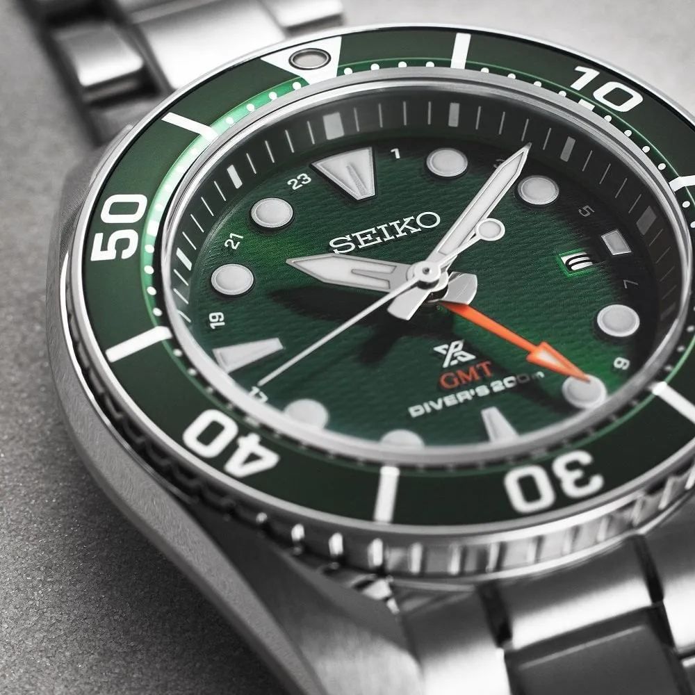 Seiko Hulk Prospex Seascape Sumo Solar GMT Mens Divers Watch SFK003J1