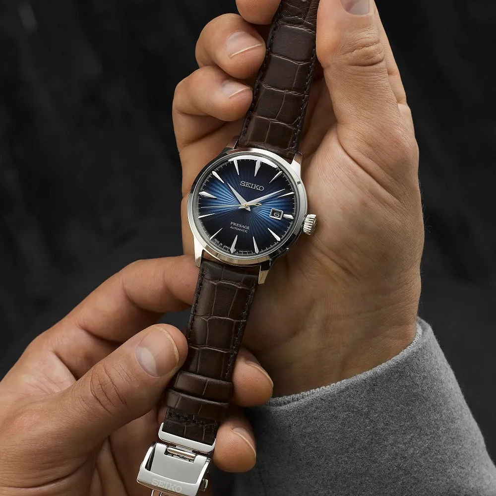 Seiko Presage Cocktail Time 'Midnight Blue Moon' Watch SRPK15J1