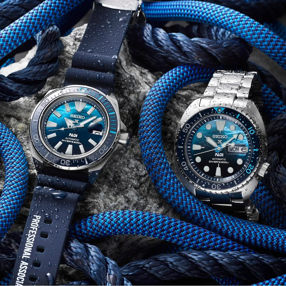 Seiko Prospex Great Blue Samurai Scuba PADI Special Edition Watch SRPJ93K1
