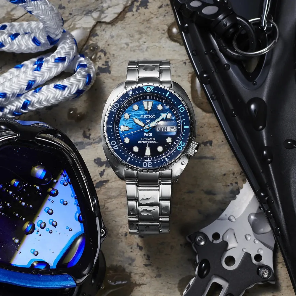 Seiko Prospex Great Blue Turtle Scuba PADI Special Edition Watch SRPK01K1