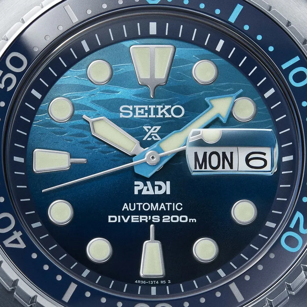 Seiko Prospex Great Blue Turtle Scuba PADI Special Edition Watch SRPK01K1