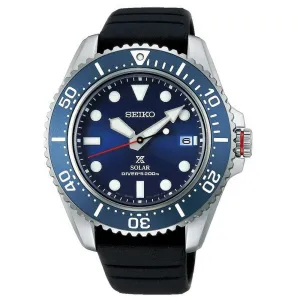 Seiko Prospex Solar Divers Watch Silicone Strap SNE593P1