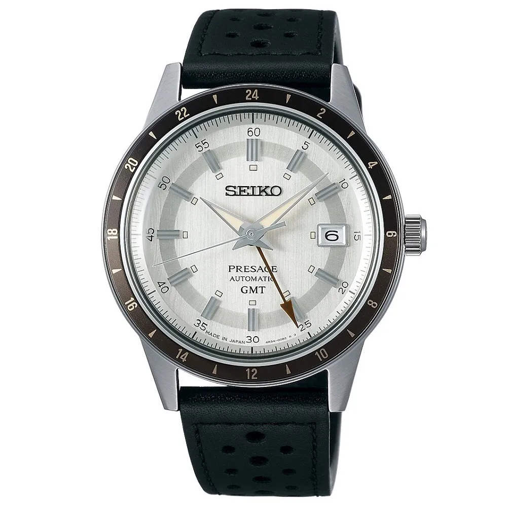 Seiko Watch Presage Stone Style 60's Road Trip GMT Automatic SSK011J1