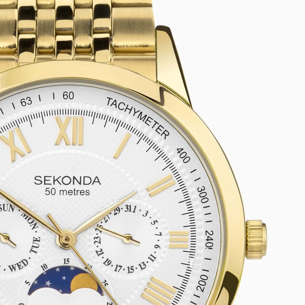 Sekonda Armstrong Moon Phase Mens Watch 30228