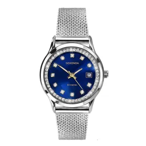 Sekonda Crystal Set Classic Ladies Watch 40109