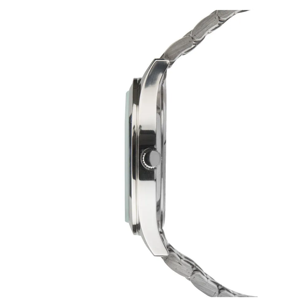 Sekonda Day Date Stainless Steel Mens Watch 1663