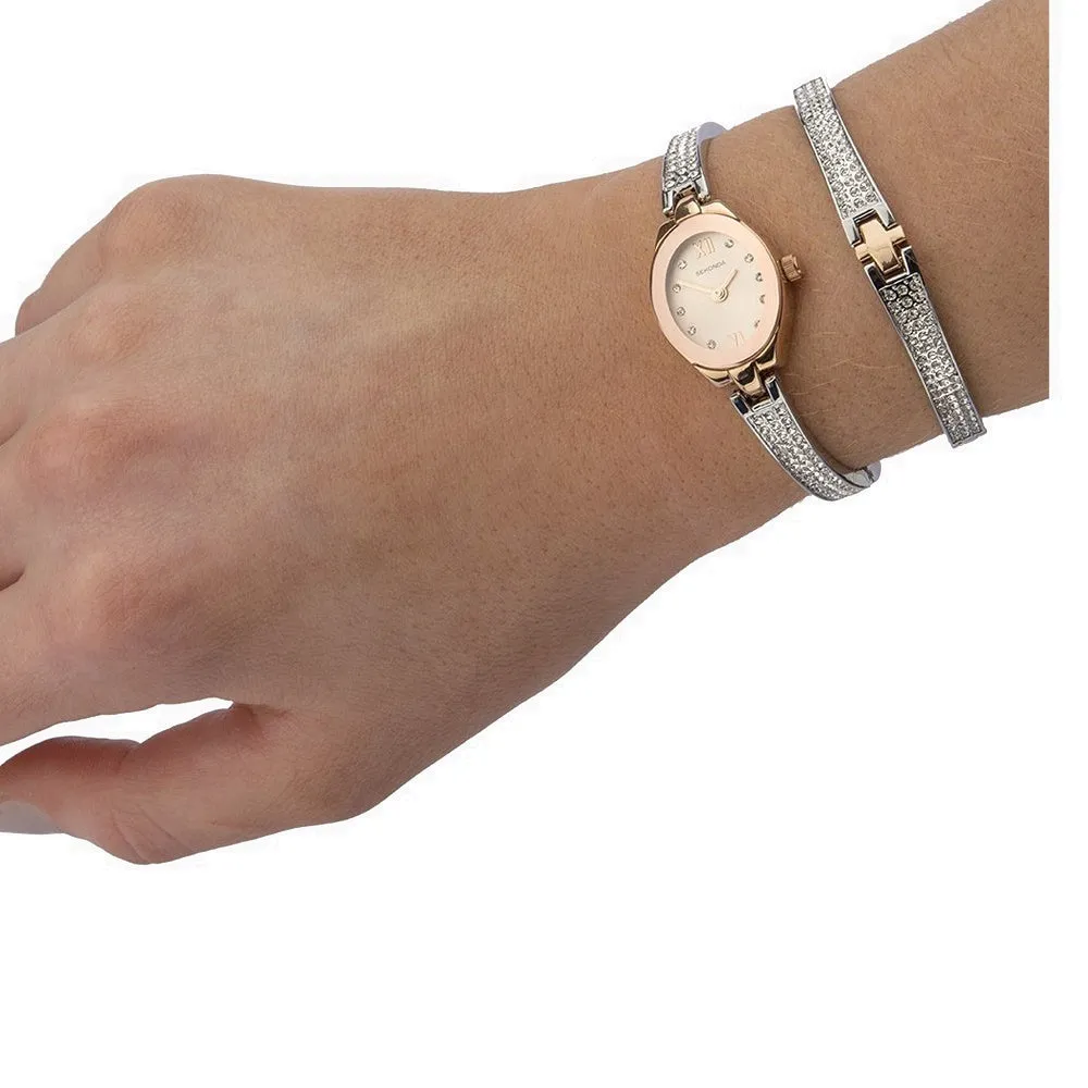 Sekonda Ladies Bracelet Watch Gift Set 2924G