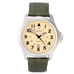 Sekonda Mens Aviator Strap Watch 3341