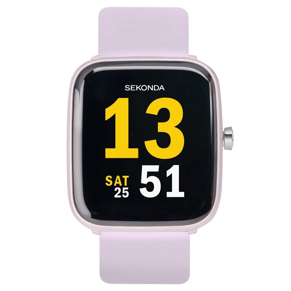 Sekonda Motion Smart Watch Lilac Case Lilac Silicone Strap 30015