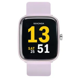 Sekonda Motion Smart Watch Lilac Case Lilac Silicone Strap 30015