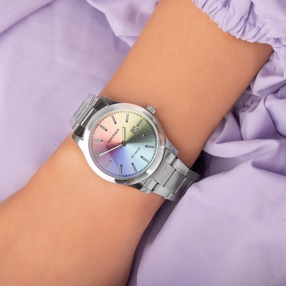 Sekonda Taylor Classic Rainbow Dial Ladies Watch 40534