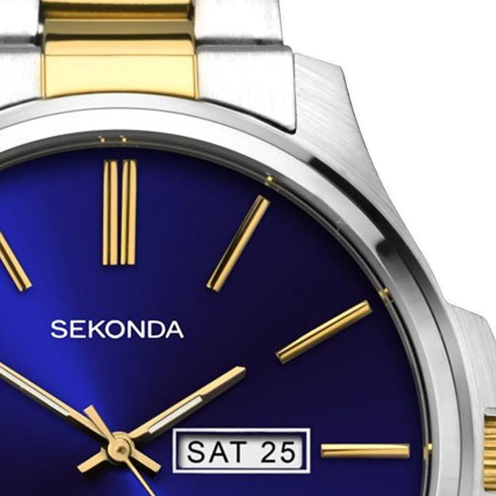 Sekonda Two Tone Day Date Mens Watch 1440