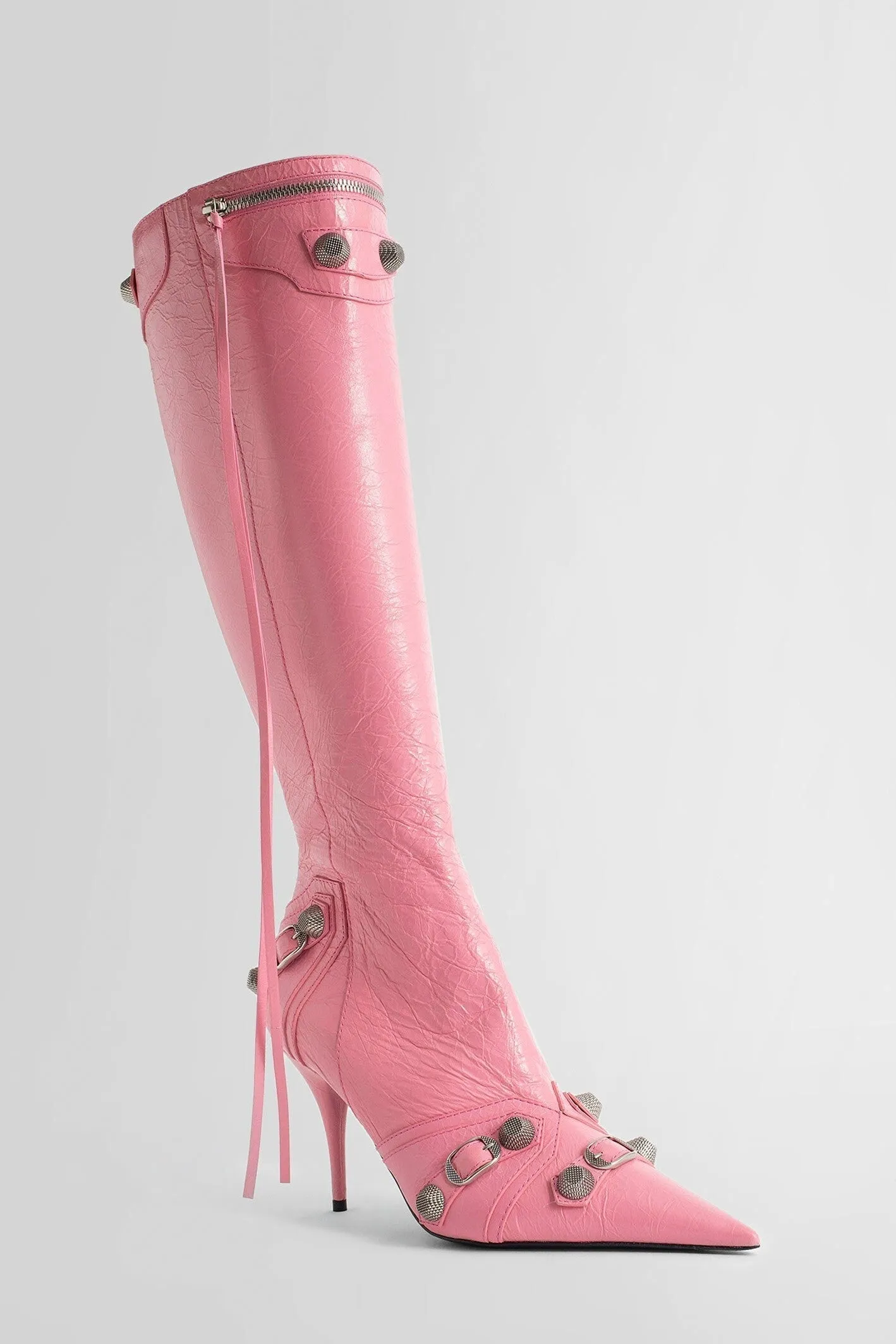 Shilia Zip Knee-high Boots - Pink Gloria Lanvin