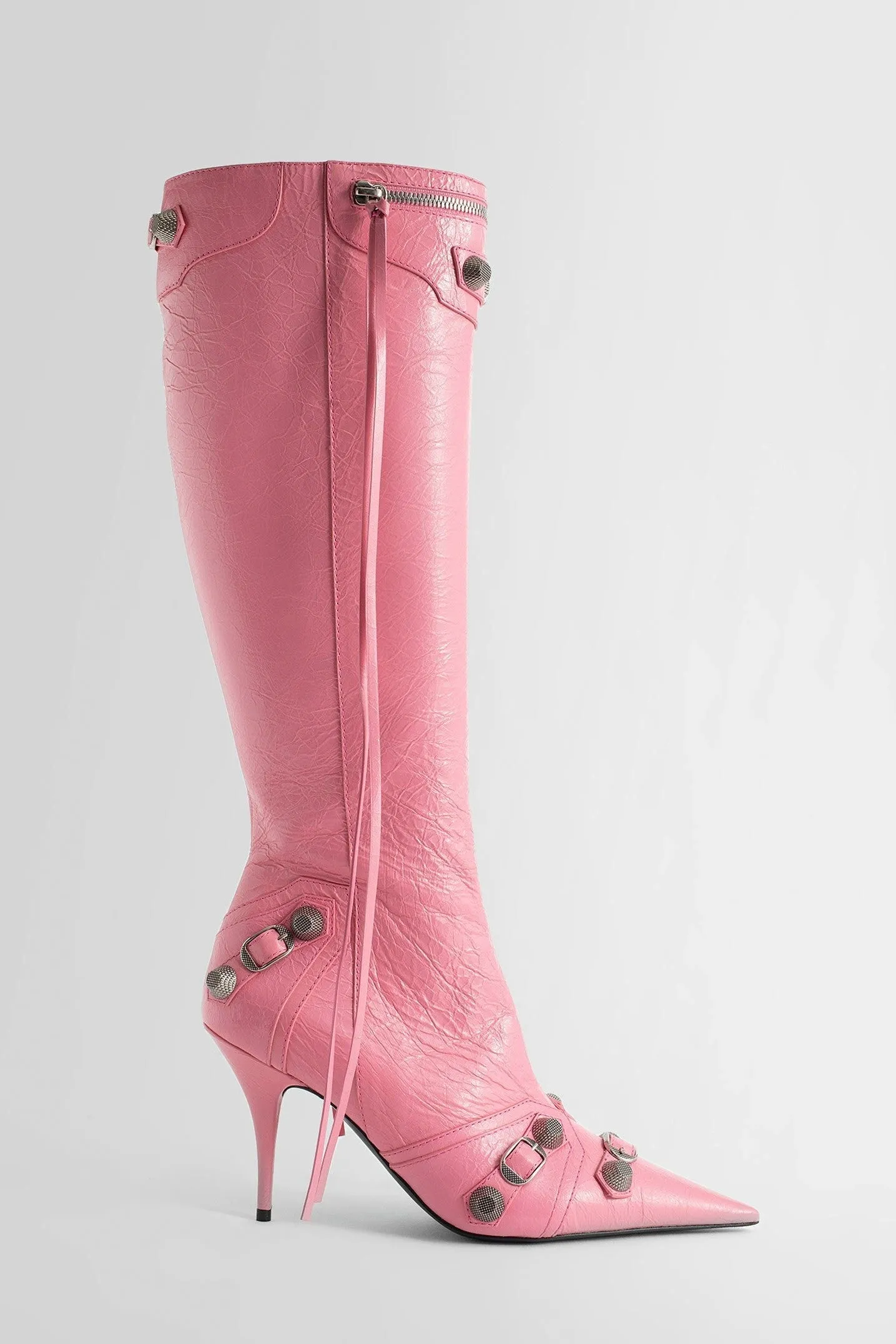 Shilia Zip Knee-high Boots - Pink Gloria Lanvin