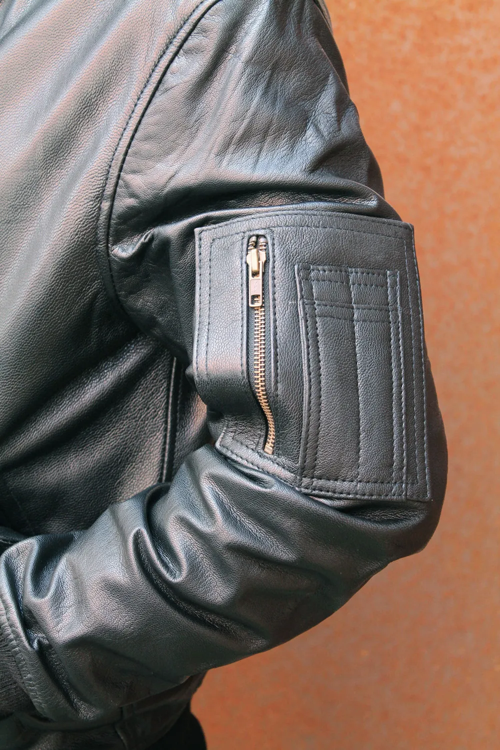 SIL-MA1 LEATHER FLYING JACKET Silvermans