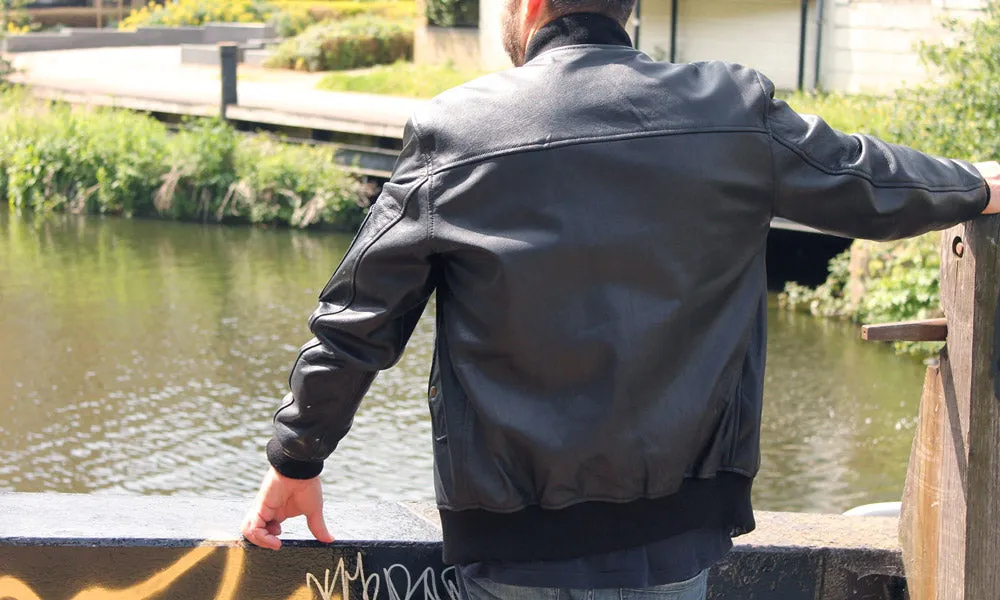 SIL-MA1 LEATHER FLYING JACKET Silvermans