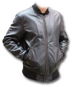 SIL-MA1 LEATHER FLYING JACKET Silvermans