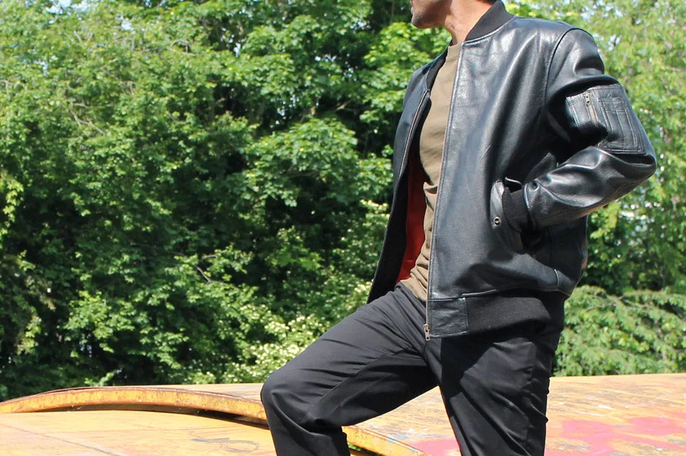 SIL-MA1 LEATHER FLYING JACKET Silvermans