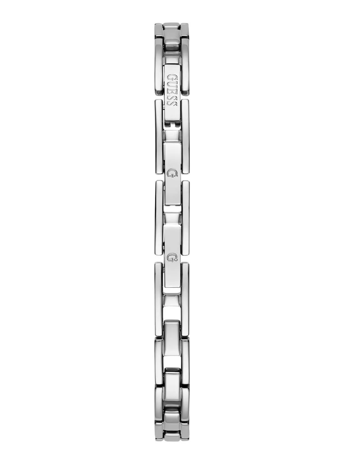 Silver Audrey Glitz Hexagonal Link Watch Guess