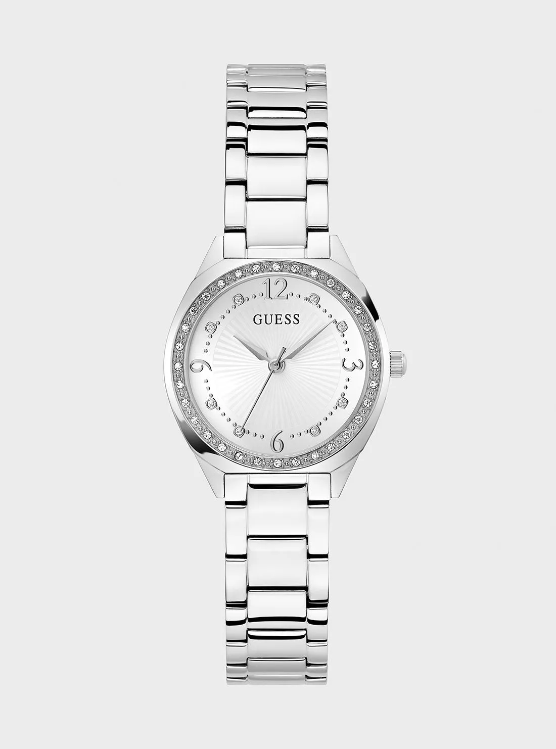 Silver Charlotte Link Watch Guess