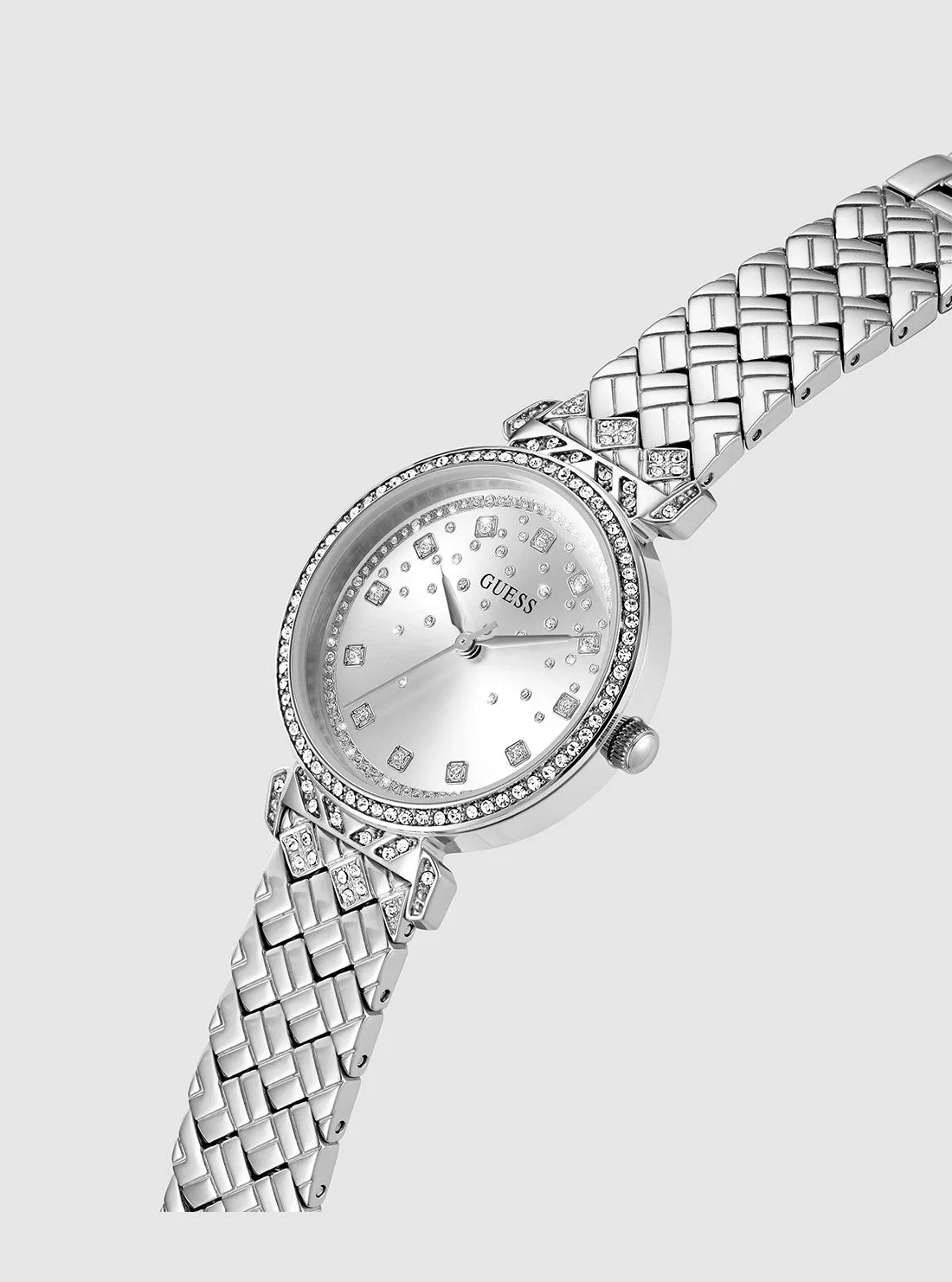 Silver Enchantment Link Watch Guess