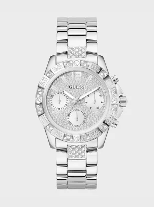 Silver Majesty Link Watch Guess