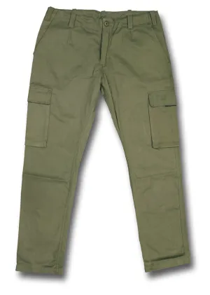 SLIM-FIT COMBAT TROUSERS Silvermans