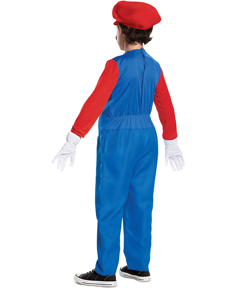 Super Mario Brothers Mario Deluxe 2019 Boys Costume
