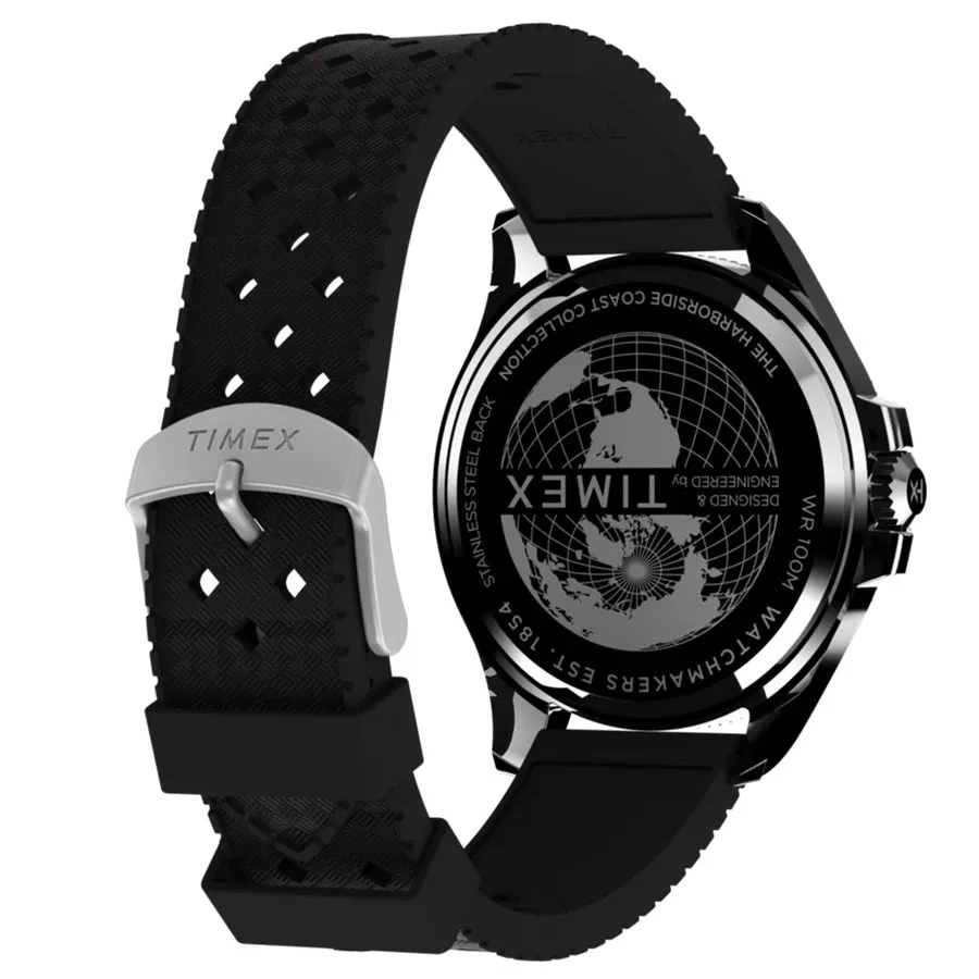 Timex Harborside Coast Silicone Strap Mens Watch TW2V91700
