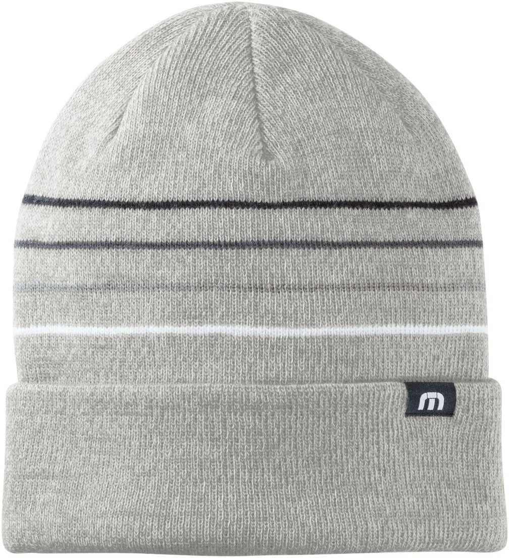 TravisMathew Striped Cuffed Beanie