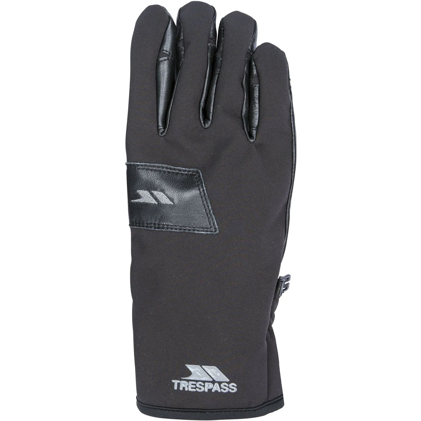 Trespass Adults Alpini Waterproof Ski Skiing Gloves - Black