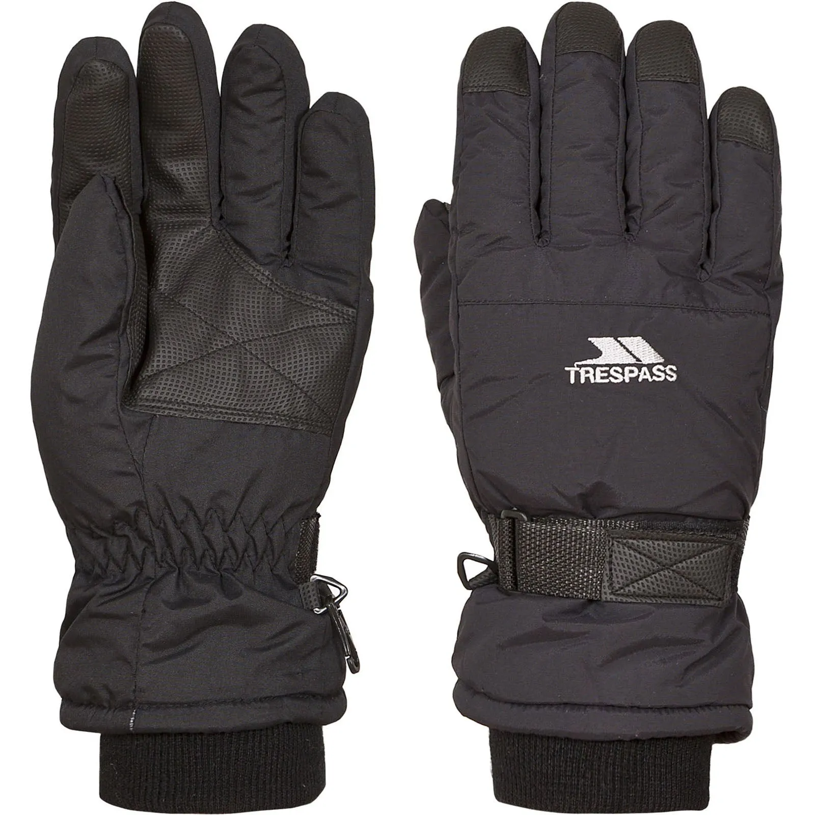 Trespass Kids Gohan II Skiing Snowboarding Gloves - Black