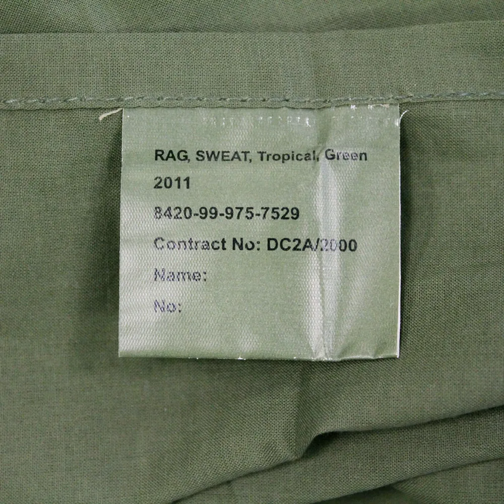 TROPICAL SWEAT RAG - GREEN Silvermans