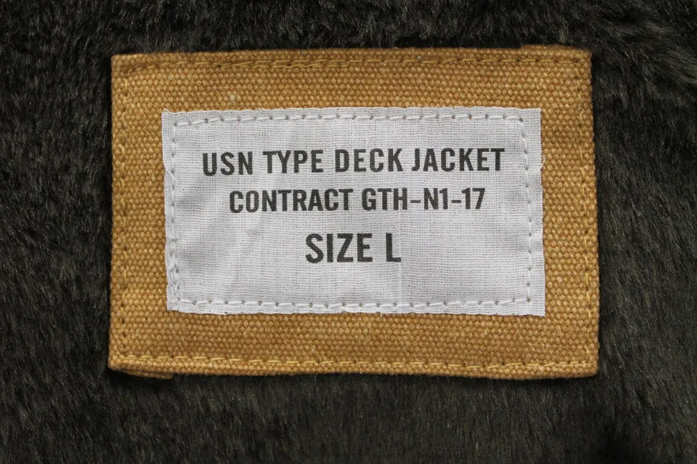 USN TYPE N1 DECK JACKET Silvermans