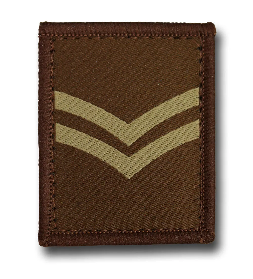 VELCRO COMBAT RANK PATCHES Silvermans