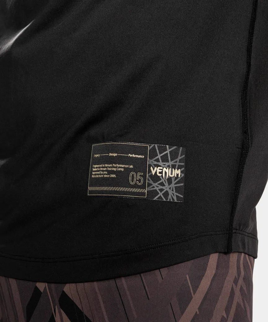 Venum Tecmo 2.0 Dry Tech T-Shirt - Black/Brown